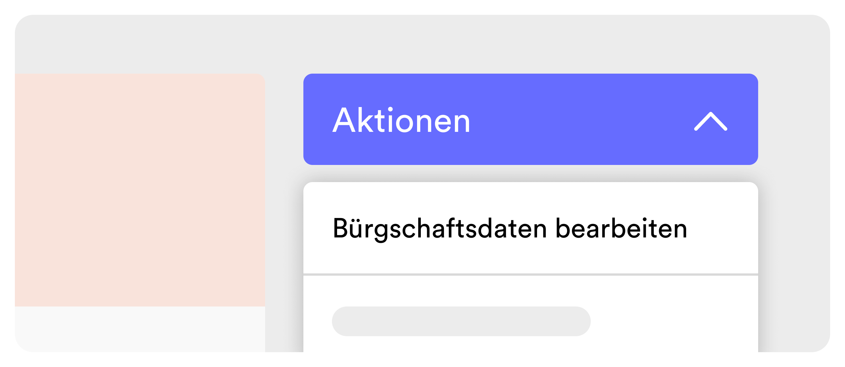 Buergschaftsdaten bearbeiten